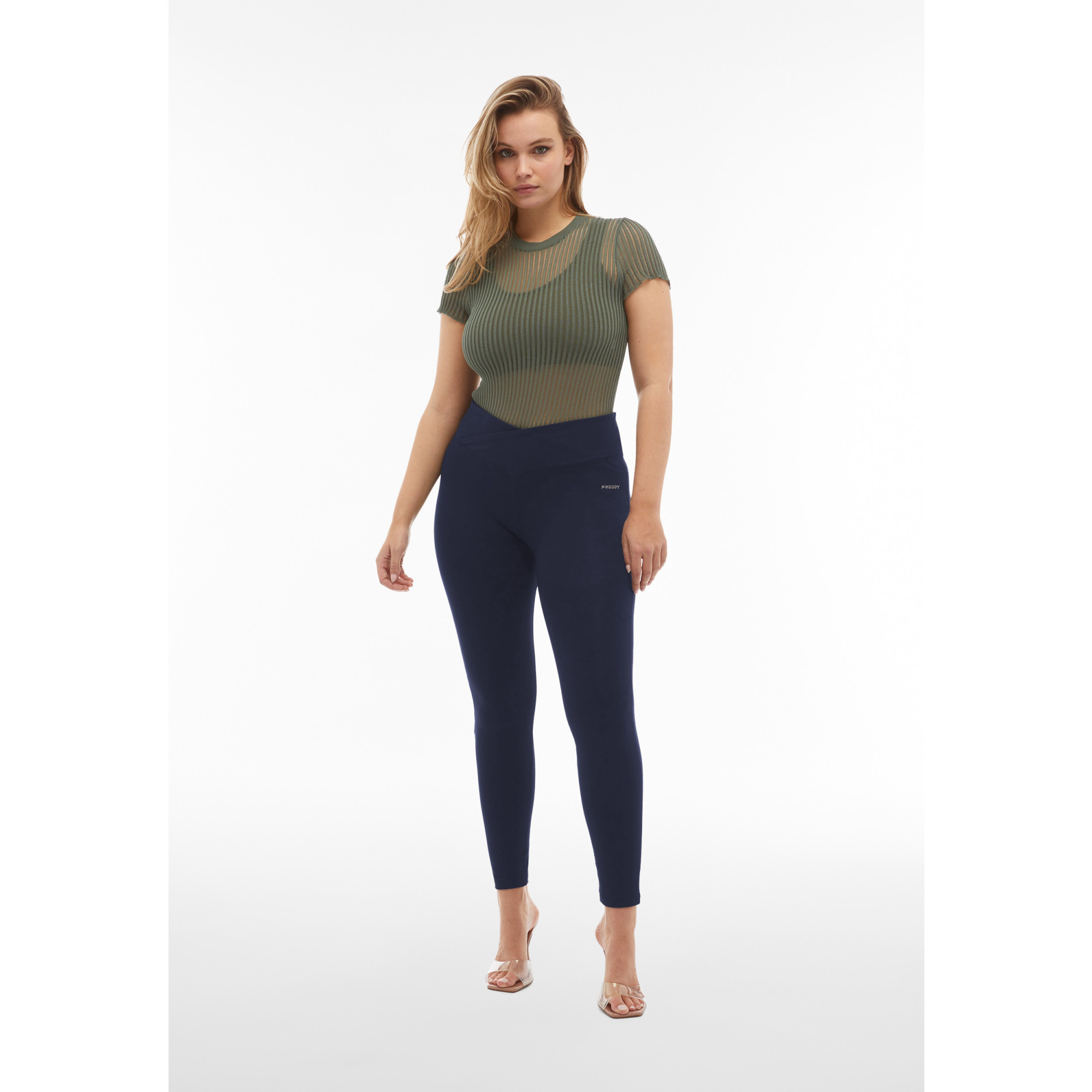 Freddy WR.UP® Core Damen Push-Up Hose - 7/8 High Waist Super Skinny - Dunkelblau Freddy WR.UP® Core Damen Push-Up Hose - 7/8 High Waist Super Skinny - Dunkelblau