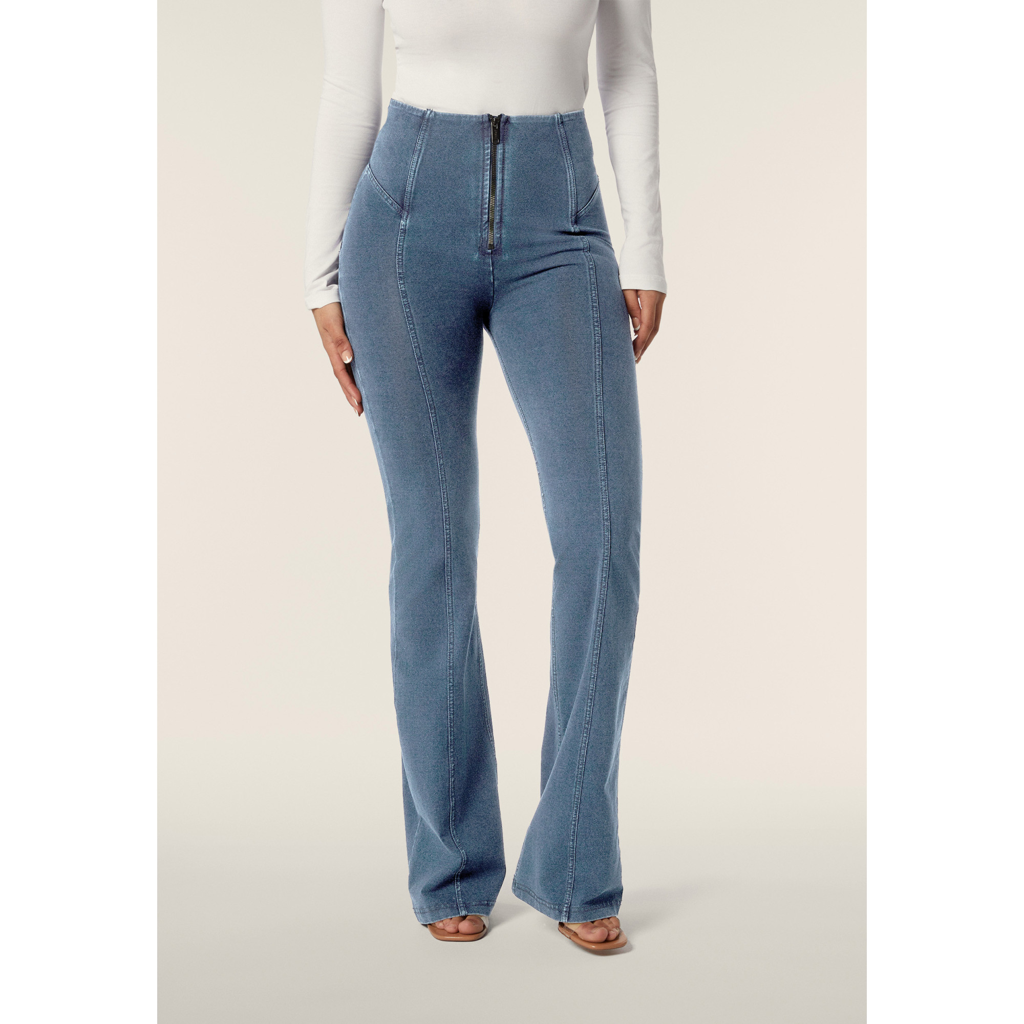 Freddy WR.UP® Push-Up - Denim - Blue Denim - Beige Seam - J108Z Freddy WR.UP® Push-Up - Denim - Blue Denim - Beige Seam - J108Z