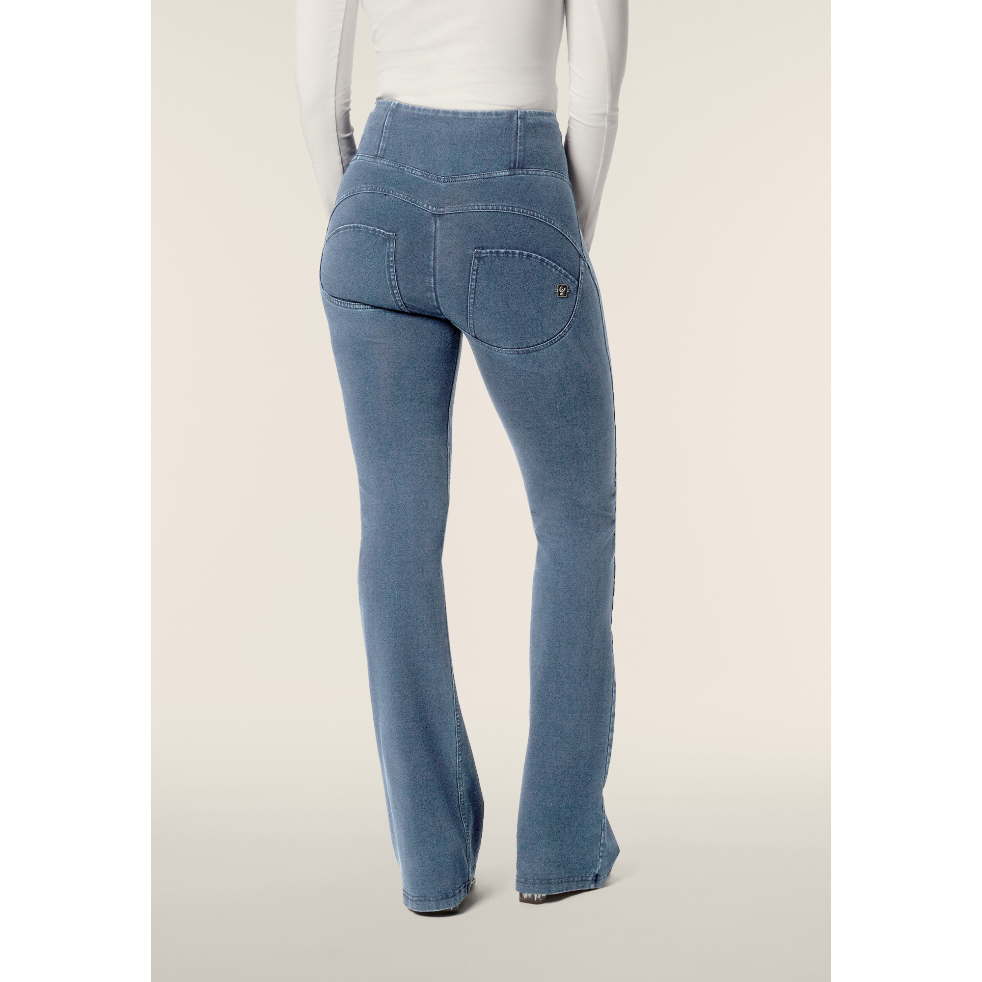 Freddy WR.UP® Push-Up - Denim - Blue Denim - Beige Seam - J108Z Freddy WR.UP® Push-Up - Denim - Blue Denim - Beige Seam - J108Z