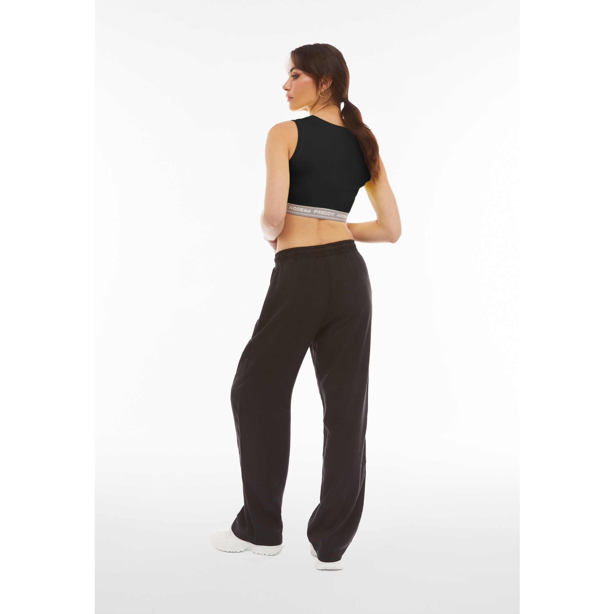 Freddy Sport-BH mit elastischem Bund - Schwarz Freddy Sport-BH mit elastischem Bund - Schwarz