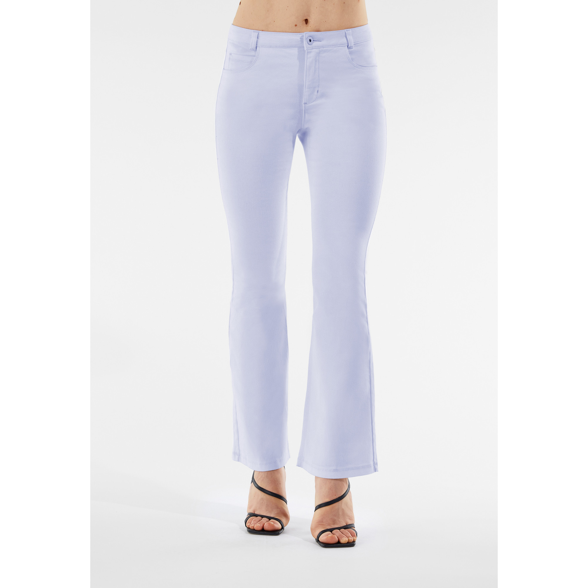 Freddy Damen Jeans - Regular Waist Flare - Garment Dyed - Direct Dyed - Blau - C67X Freddy Damen Jeans - Regular Waist Flare - Garment Dyed - Direct Dyed - Blau - C67X