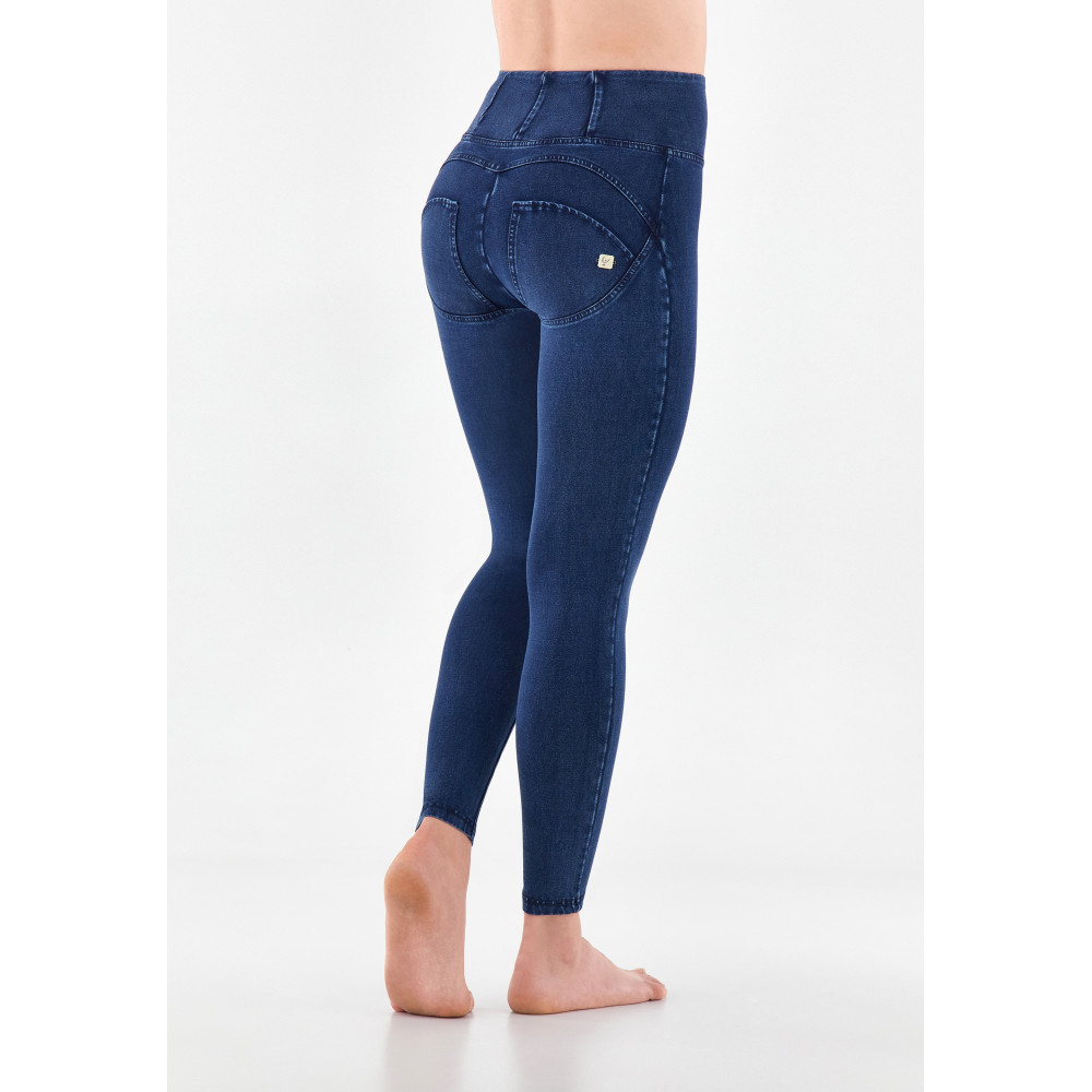 Freddy WR.UP® Eco Denim - 7/8 High Waist Super Skinny - Blue Denim - Blue Seam - J0B