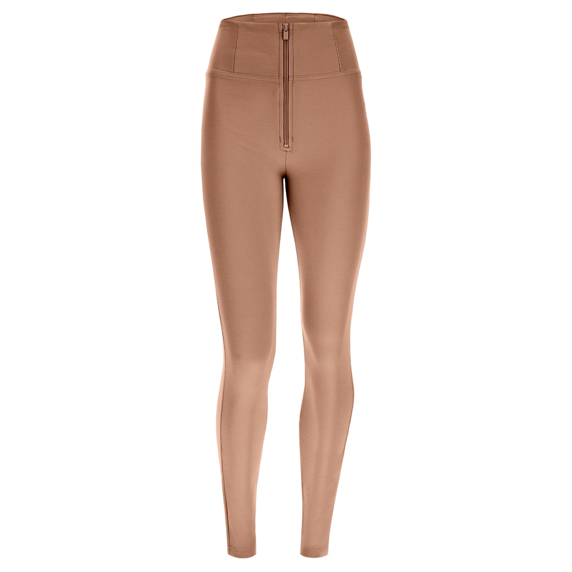 Freddy WR.UP® Drill Damen Push-Up Hose - Super High Waist Skinny - Dunkelbeige - P80 Freddy WR.UP® Drill Damen Push-Up Hose - Super High Waist Skinny - Dunkelbeige - P80