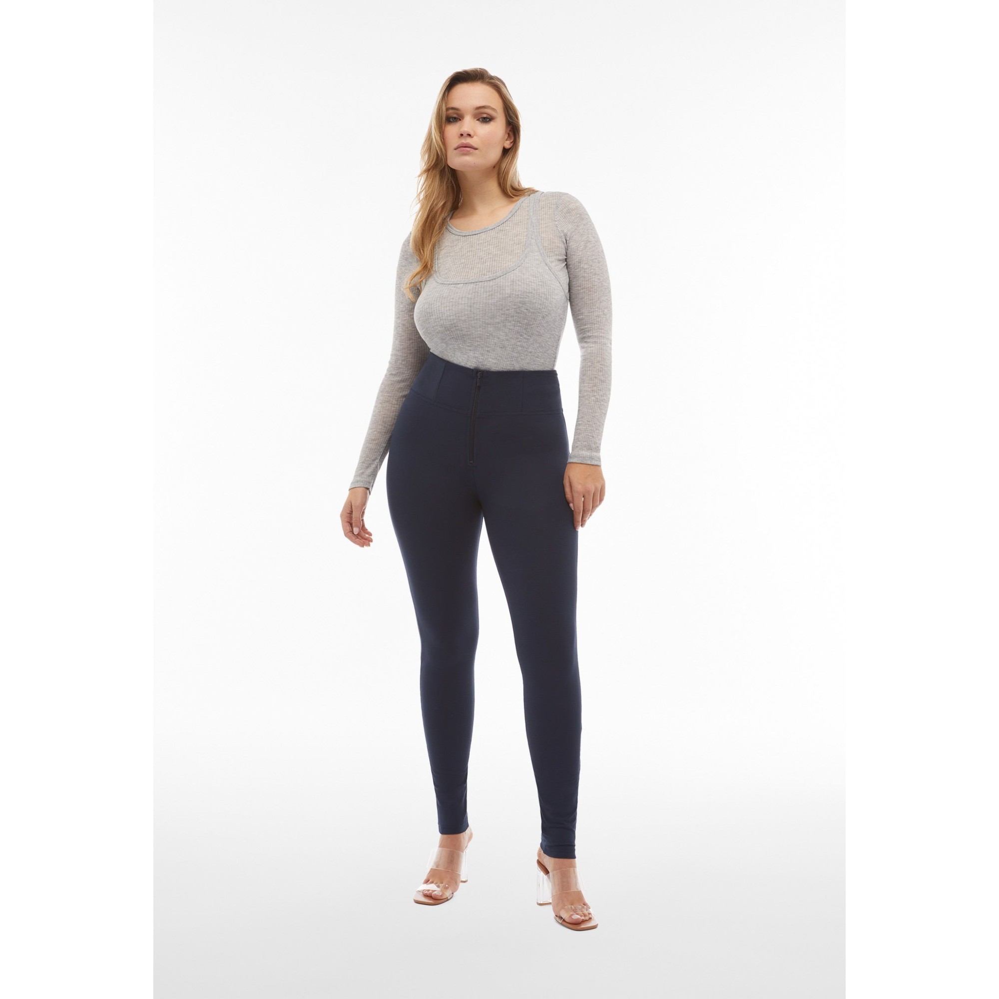 Freddy WR.UP® Damen Push-Up Hose - High Waist Super Skinny - Dunkelblau Freddy WR.UP® Damen Push-Up Hose - High Waist Super Skinny - Dunkelblau