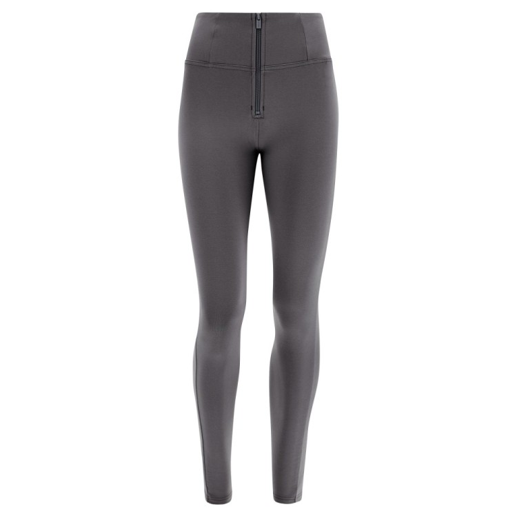 Freddy WR.UP® Damen Push-Up Hose - High Waist Super Skinny - Grau