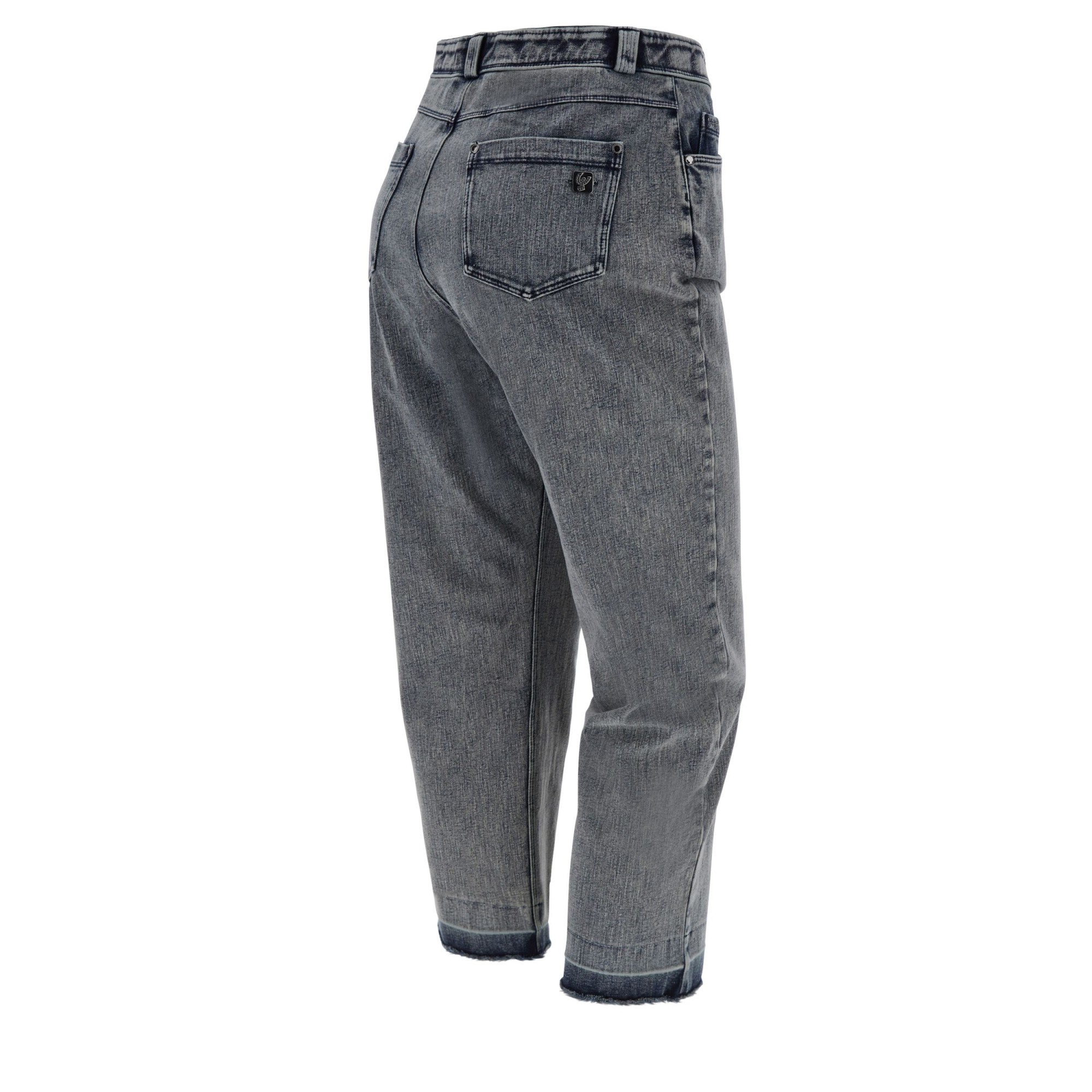 Freddy Fit Jeans - 7/8 High Waist Straight - Garment Dyed - Lunar Wash Beige Denim - J106B Freddy Fit Jeans - 7/8 High Waist Straight - Garment Dyed - Lunar Wash Beige Denim - J106B