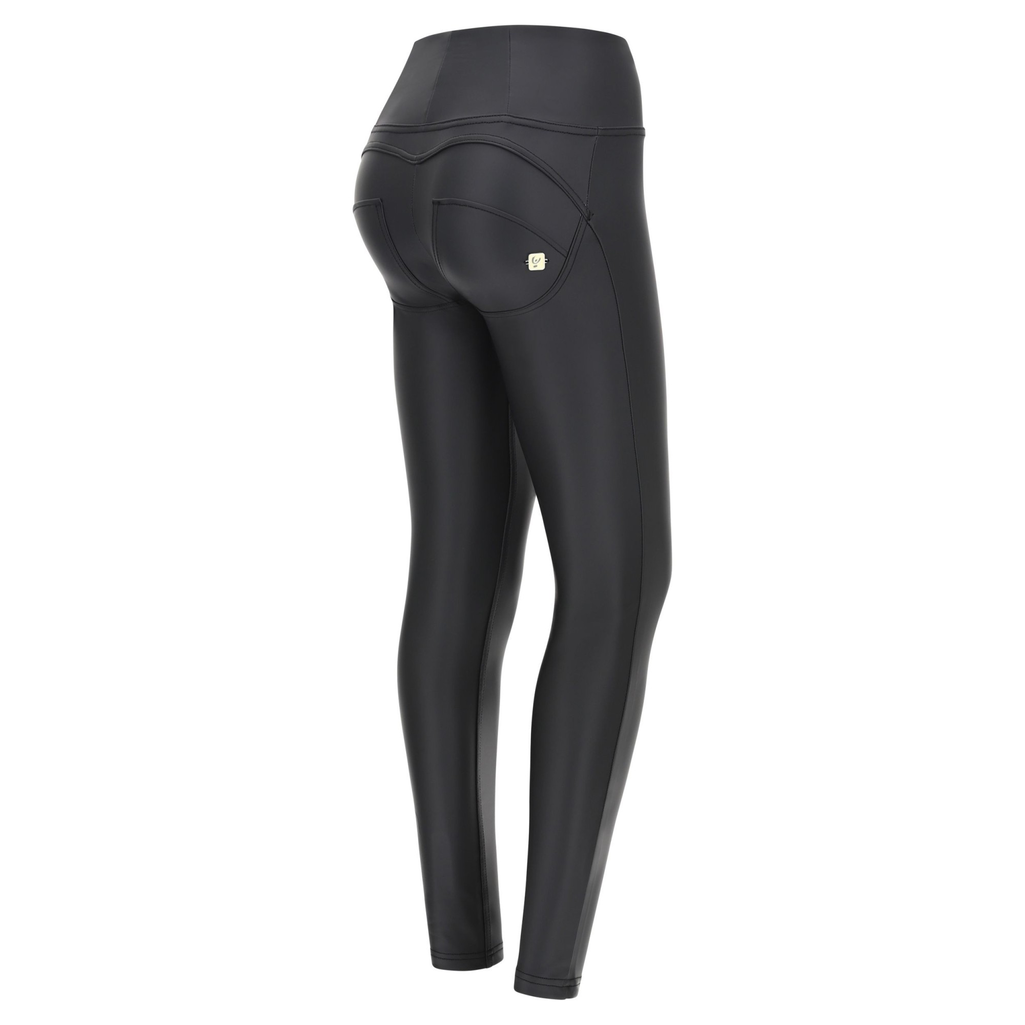Freddy WR.UP® Vegan Leather Damen Push-Up Lederhose - High Waist Super Skinny - Schwarz Freddy WR.UP® Vegan Leather Damen Push-Up Lederhose - High Waist Super Skinny - Schwarz