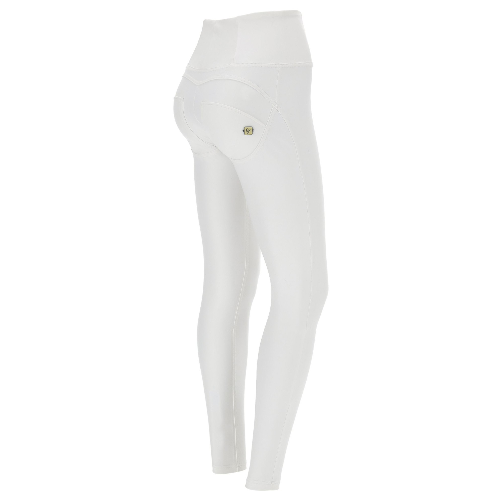 Freddy WR.UP® Vegan Leather Damen Push-Up Lederhose - High Waist Super Skinny - Weiß - W0 Freddy WR.UP® Vegan Leather Damen Push-Up Lederhose - High Waist Super Skinny - Weiß - W0
