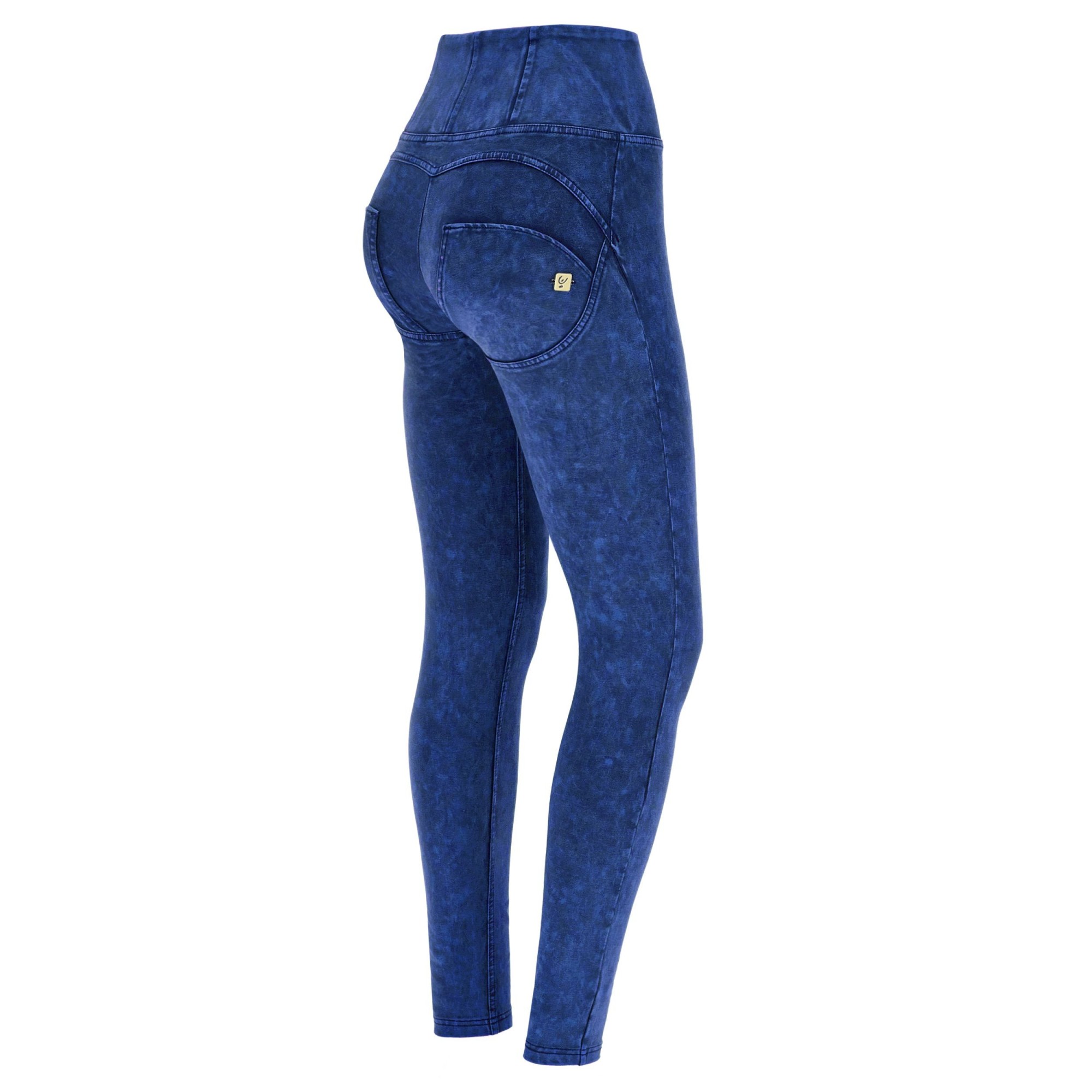 Freddy WR.UP® Damen Push-Up Hose - High Waist Super Skinny - Garment Dyed - Dunkelblau - B57 Freddy WR.UP® Damen Push-Up Hose - High Waist Super Skinny - Garment Dyed - Dunkelblau - B57